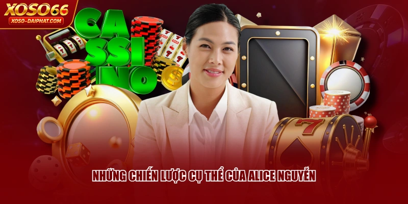 CEO XOSO66 Alice Nguyễn - Người Sáng Lập Thương Hiệu Uy Tín 3 Những chiến lược cụ thể của Alice Nguyễn