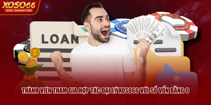 Hợp Tác Đại Lý XOSO66 Không Cần Vốn, Hoa Hồng Đến 55% 1 Thành viên tham gia hợp tác đại lý XOSO66 với số vốn bằng 0